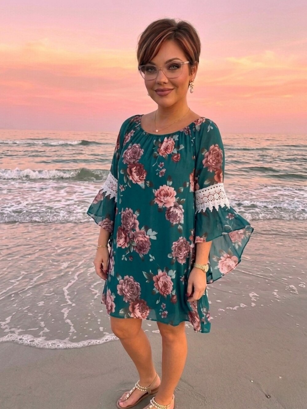 Knee length dress